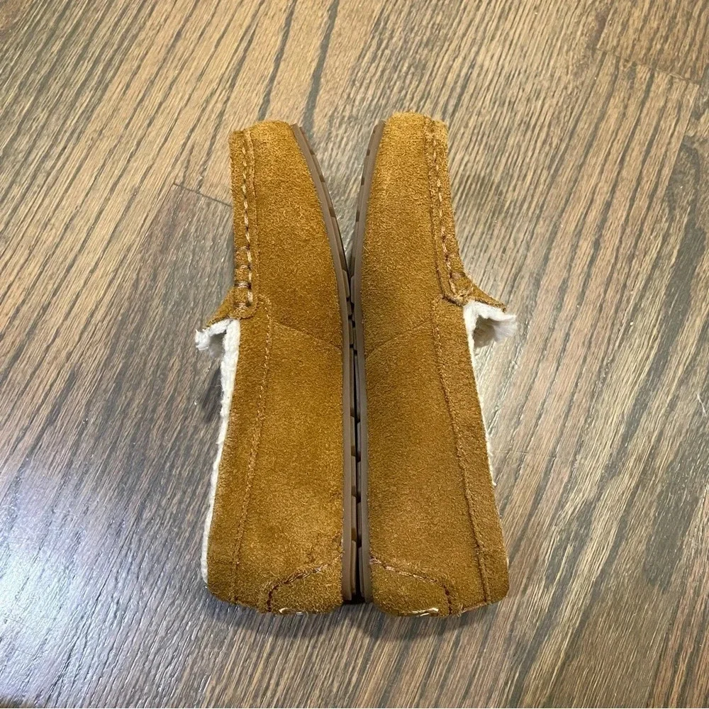 Koolaburra by UGG Suede Moccasin Slipper Shoes Size 12 Brown